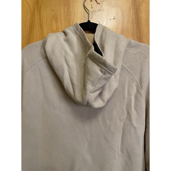 Old Navy Beige/Blue Casual Crewneck Pullover Hoodie Sweatshirt Mens Unisex XXL - Picture 8 of 14